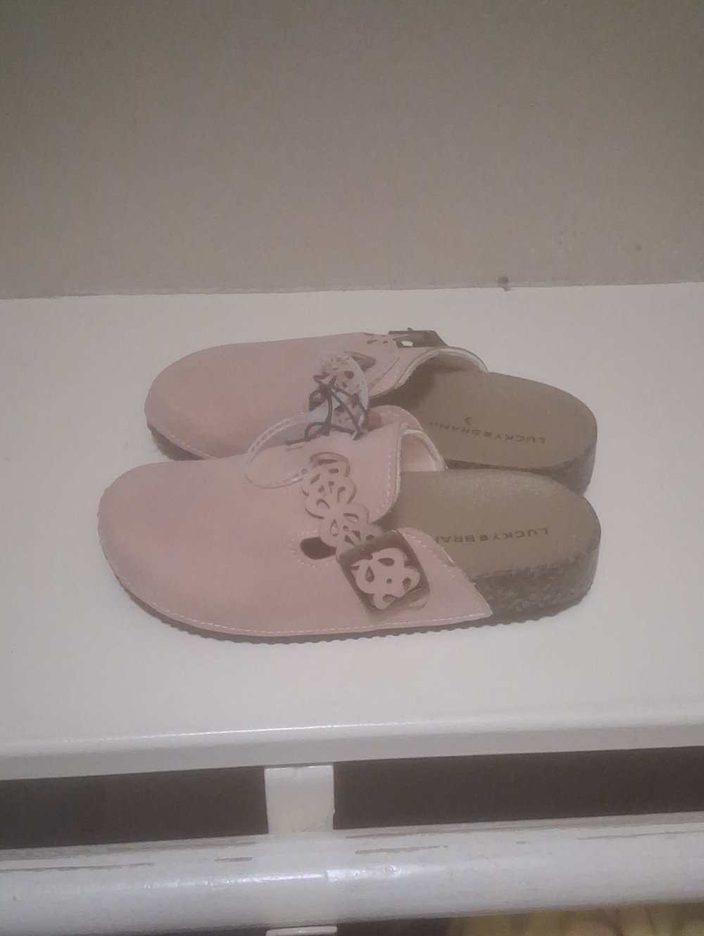 Lucky Brand Light Pink Clog Mule